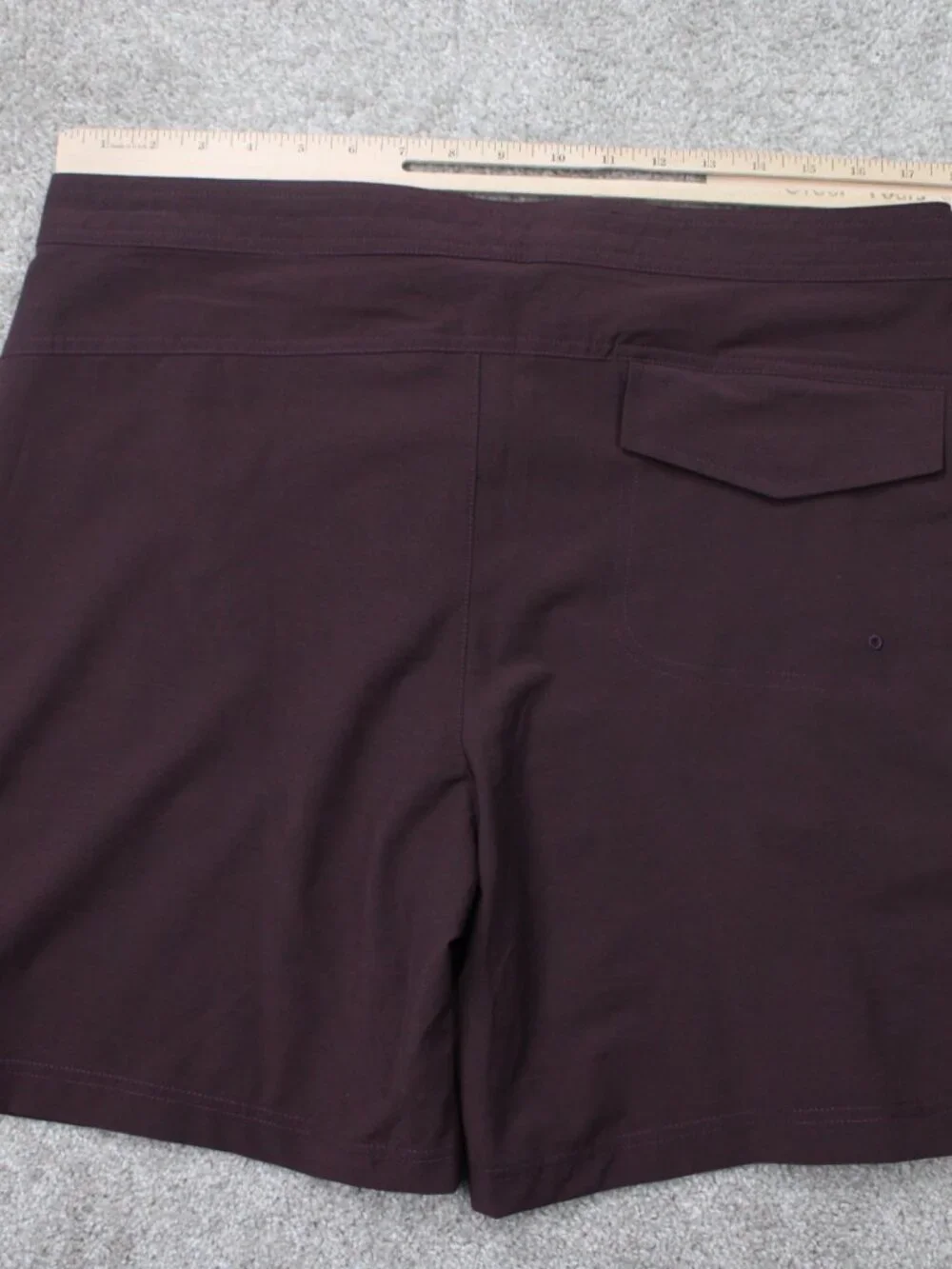Fabletics Board Shorts Mens 35 Purple Hybrid Unlined 7